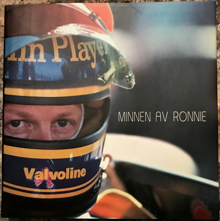 Minnen av Ronnie - slutsåld bok: Thedin/Hägg, 130 sid, 22x22 cm