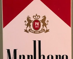 Marlboro-dekal från 1972 - format 80 x 120 mm