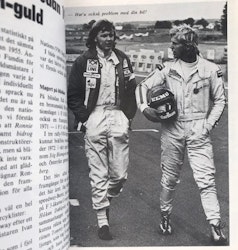 Ronnie Peterson i Motorns Mästare 72/73 - bok om March-året - 130 sidor, 14 x 19 cm