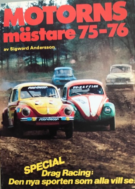 Ronnie Peterson i Motorns Mästare 75/76 - bok om ett Lotus år - 130 sid, 14x19 cm