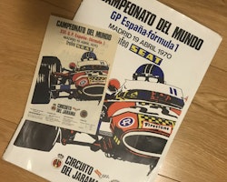 F1 Spanish Gran Premio at Jarama , 19 april 70 - press folder, ticket-info, 22 x 32 cm