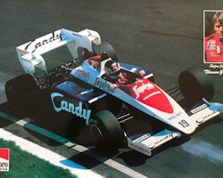 Stefan "Lövis" Johansson - F1-poster från 1984 - Toleman-Hart - format 40 x 60 cm