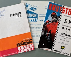 F3-program '68 - Ronnie/Reine-fight - Kanonloppet och Knutstorp - bra skick