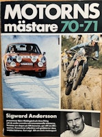Motorns Mästare 1970-71, 1a utgåva, foto: Ronnie Peterson i KAK-rally , 130 sidor