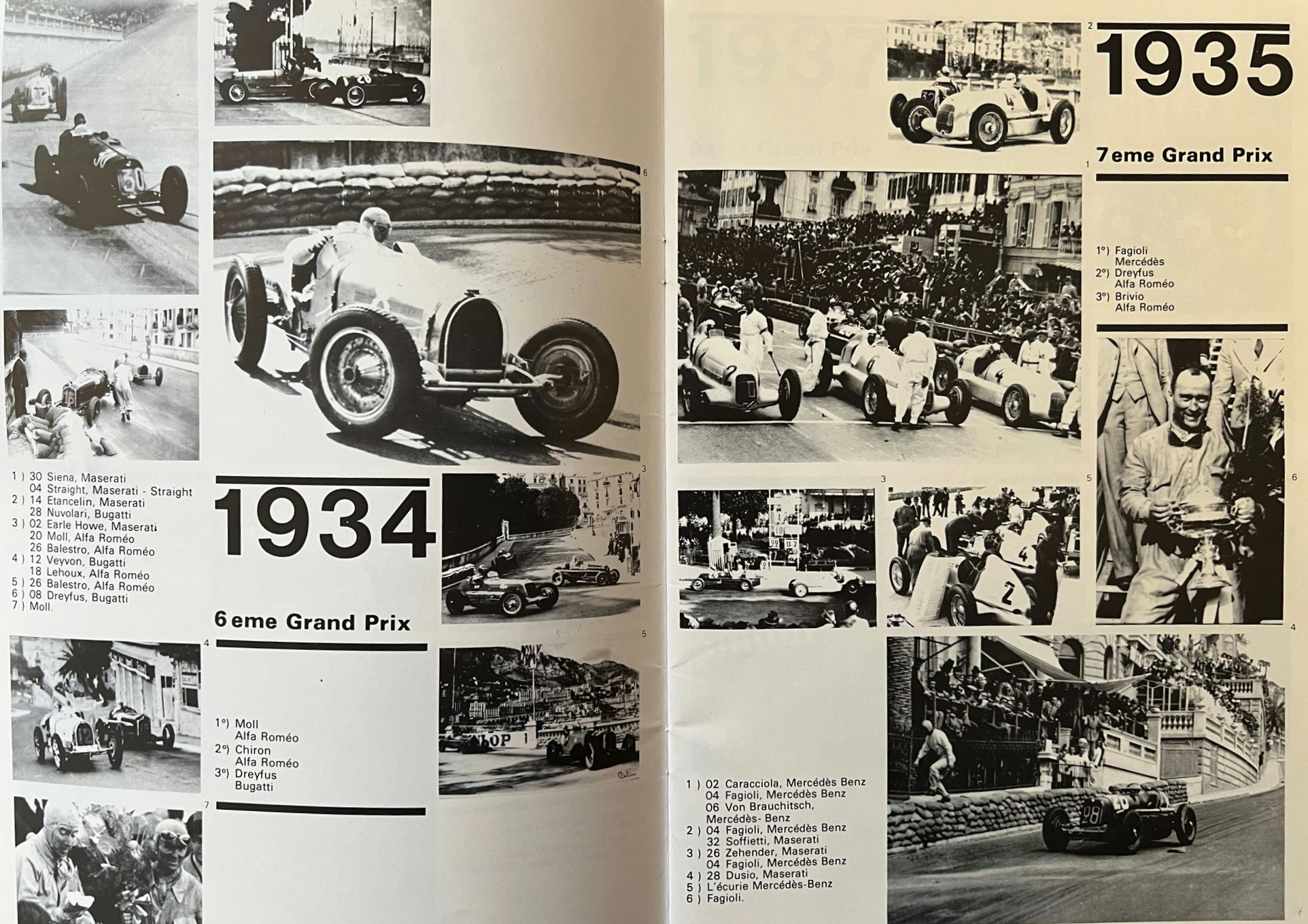 Monaco Grand Prix 1929-1979 historia, 44 sid, häftad bok, 21x30 cm