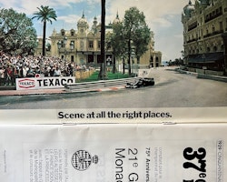 Monaco GP 1979, Petersons gåva till pole position (foto), program, 16x24 cm