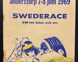 Anderstorp 1969, F3 Ronnie-program i Swederace, 15x21cm