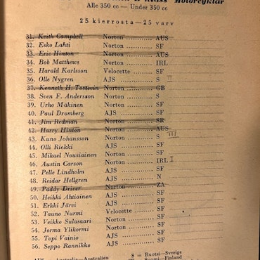 Djurgårdsloppet 1958 program - 66 sid - 15x21 cm - fint!
