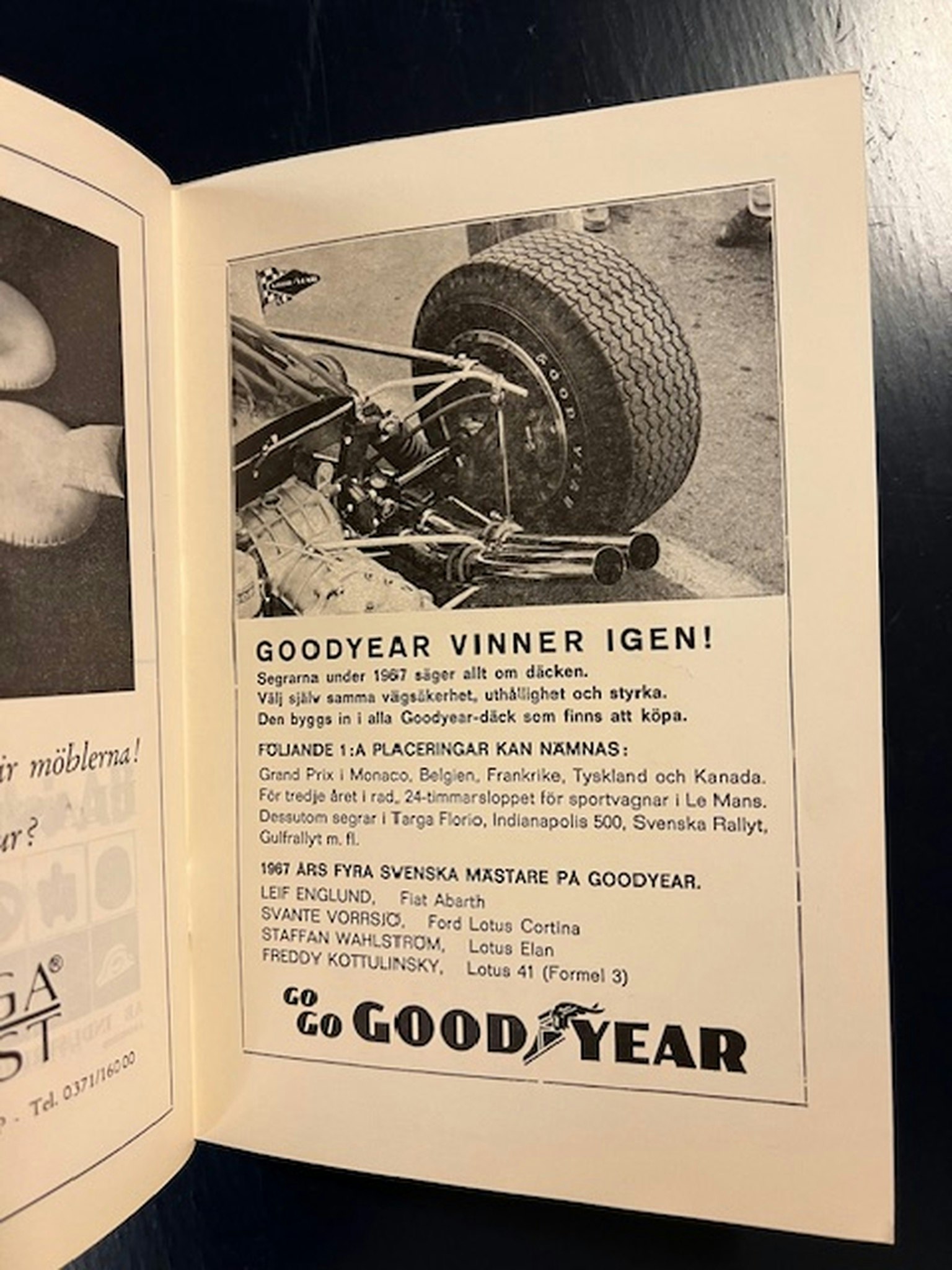 Premiär på Anderstorp juni '68 - finfint program