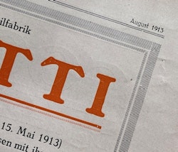 Bugatti, Molsheim, 21 segrar 1913, tidn "Motor", 25 x 35cm