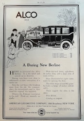 ALCO 1912, Win Vanderbilt Cup, annons, 25 x 35 cm