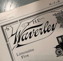 Waverly Electric 1912, Indianapolis, "Motor", 25 x 35 cm