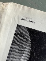 Duesenberg 1935 i Esquire, USA, originalannons, 25x35 cm
