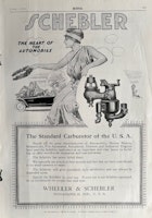 Schebler förgasare, Indianapolis USA, Motor, 25 x 35 cm