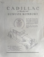 Cadillac i Sverige 1927, GM - luxuös komfort, 25 x 34 cm