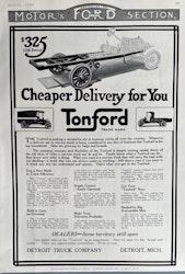 Ford Tonford trucks 1916, Motor, 25 x 35 cm