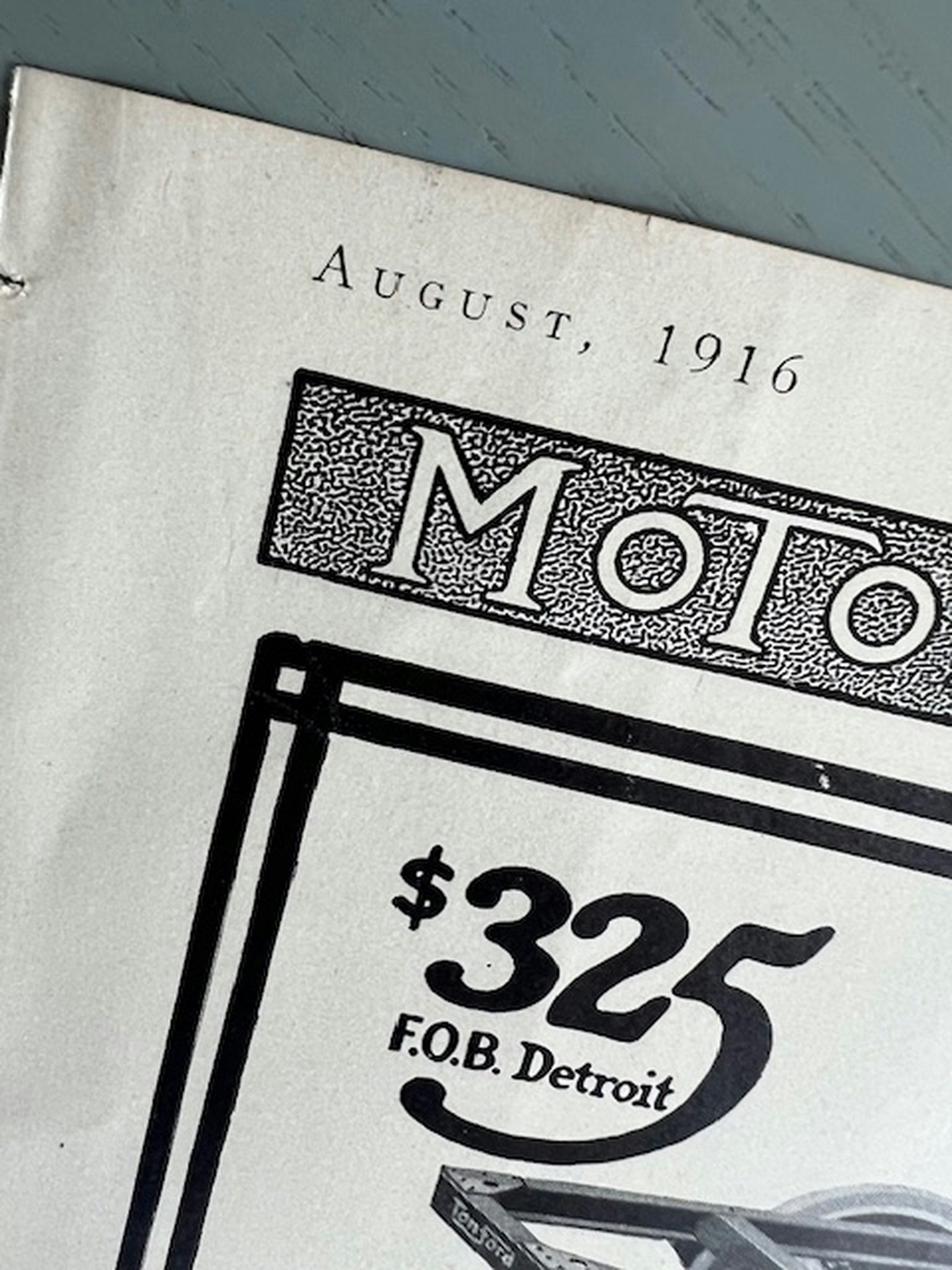 Ford Tonford trucks 1916, Motor, 25 x 35 cm