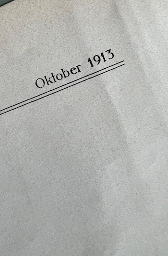 Benz 1913, Um die Welt, tidn "Motor", tysk,  25 x 35 cm