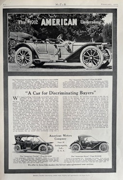 American Motors Company 1912, Indianapolis, 25 x 35 cm