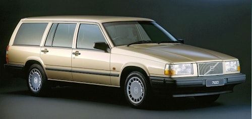 Auto raamfolie voor de Volvo 745.