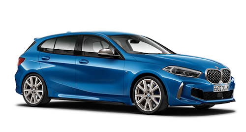 Auto raamfolie voor de BMW 1-serie 5-deurs.