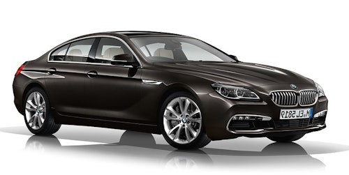 Auto raamfolie voor de BMW 6-serie Gran Coupé.