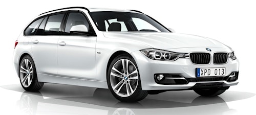 Auto raamfolie voor de BMW 3-serie Touring.