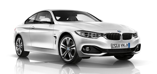 Auto raamfolie voor de BMW 3-serie coupé.