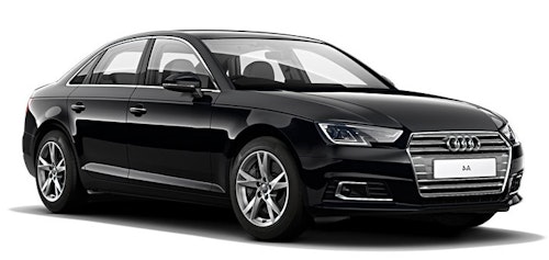 Auto raamfolie voor de Audi A4 sedan.
