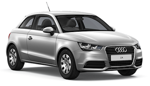 Auto raamfolie voor de Audi A1 3-deurs.