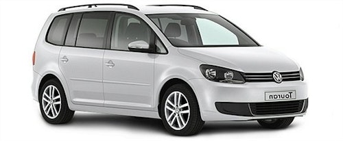Auto raamfolie voor de Volkswagen Touran.