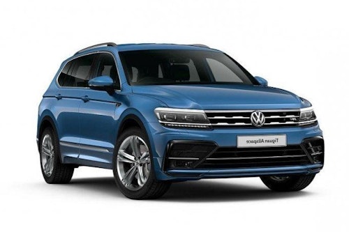 Auto raamfolie voor de Volkswagen Tiguan Allspace.