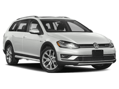Auto raamfolie voor de Volkswagen Golf Alltrack.