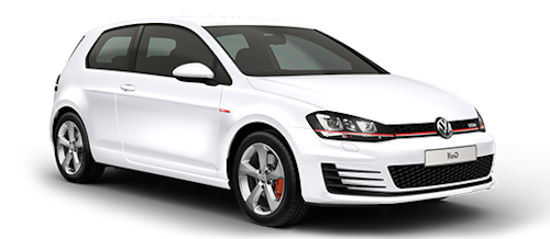 Auto raamfolie voor de Volkswagen Golf 3-d.