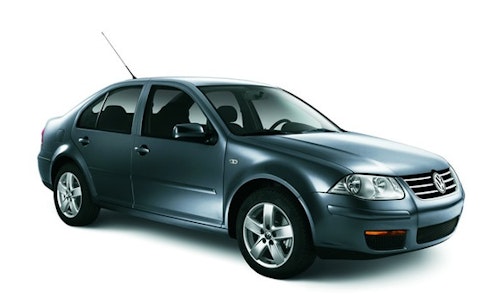 Auto raamfolie voor de Volkswagen Bora sedan.