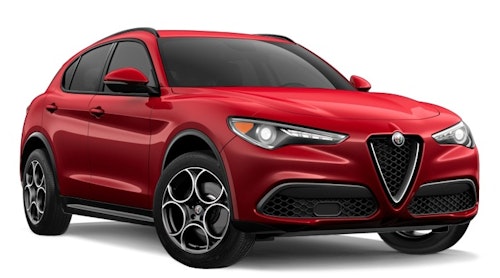 Auto raamfolie voor de Alfa Romeo Stelvio.