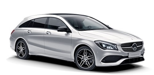 Auto raamfolie voor de Mercedes CLA Shooting Brake.