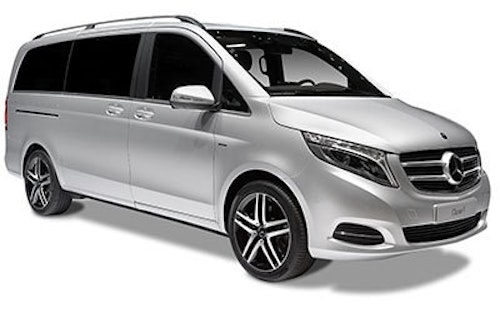 Auto raamfolie voor de Mercedes V-Klass.