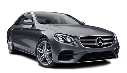 Auto raamfolie voor de Mercedes E-Klasse sedan.