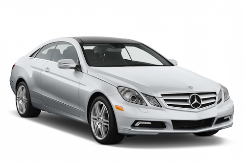 Auto raamfolie voor de Mercedes E-Klasse coupé.