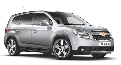 Auto raamfolie voor de Chevrolet Orlando