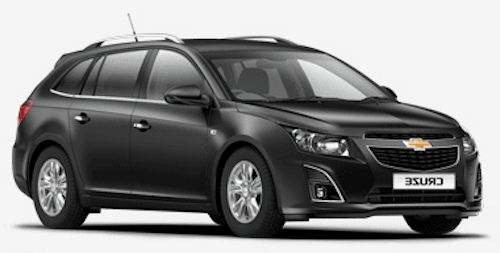 Auto raamfolie voor de Chevrolet Cruze combi