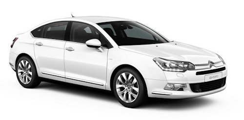 Auto raamfolie voor de Citroën C5 sedan.