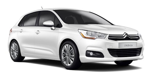Auto raamfolie voor de Citroën C4 5-deurs.
