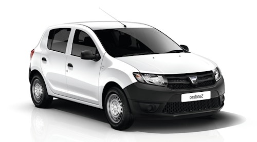 Auto raamfolie voor de Dacia Sandero.