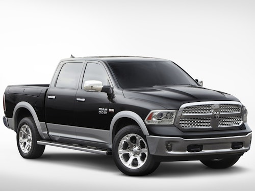 Auto raamfolie voor de Dodge Ram Crew.