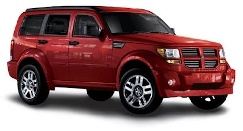Auto raamfolie voor de Dodge Nitro.