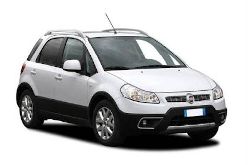 Auto raamfolie voor de Fiat Sedici.