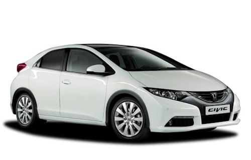 Auto raamfolie voor de Honda Civic 3-deurs