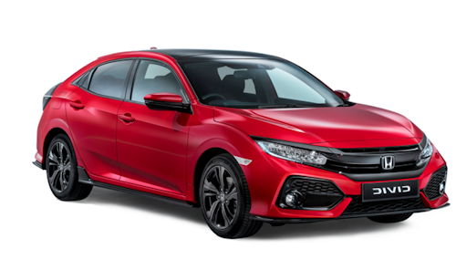 Auto raamfolie voor de Honda Civic 5-deurs